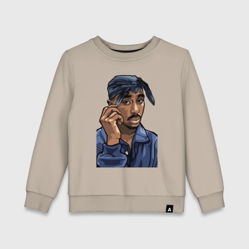 Детский свитшот хлопок 2Pac Shakur 