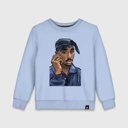 Детский свитшот хлопок 2Pac Shakur 