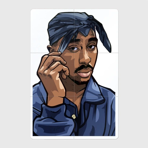 Магнитный плакат 2Х3 2Pac Shakur 