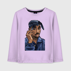 Детский лонгслив хлопок 2Pac Shakur 