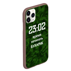 Чехол для iPhone 11 Pro Max матовый Бухарик - время начинать - фото 2