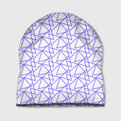 Контурные треугольники – Шапка 3D с принтом купить