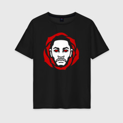 Женская футболка хлопок Oversize Derrick Rose