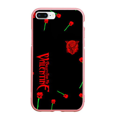 Чехол для iPhone 7Plus/8 Plus матовый с принтом Bullet for my valentine band rock, вид спереди #2