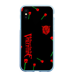 Чехол для iPhone XS Max матовый Bullet for my valentine band rock