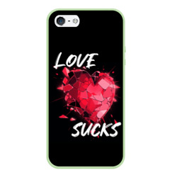 Чехол для iPhone 5/5S матовый Love sucks