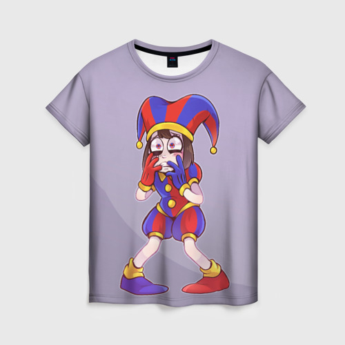 Женская футболка 3D с принтом Испуг Помни, вид спереди #2