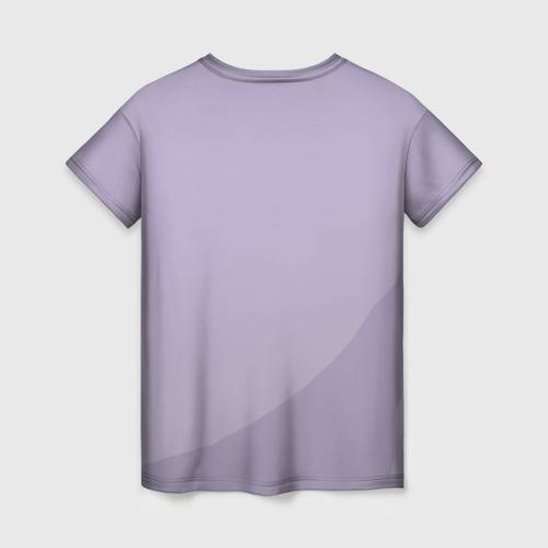 Женская футболка 3D с принтом Испуг Помни, вид сзади #1