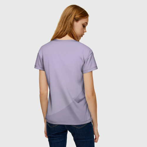 Женская футболка 3D с принтом Испуг Помни, вид сзади #2