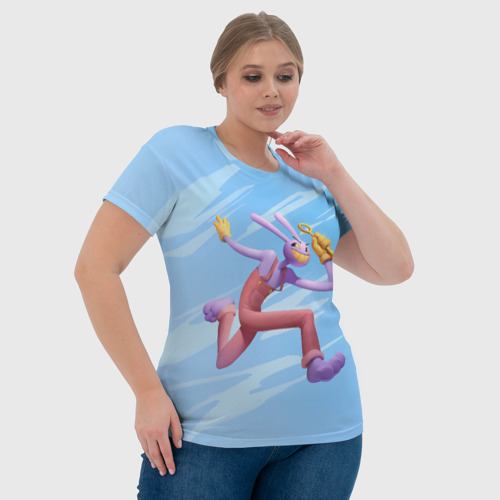 Женская футболка 3D с принтом Бегущий Джакс, фото #4