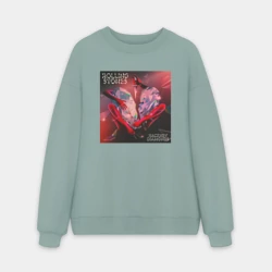 Мужской свитшот oversize без начеса хлопок Hackney Diamonds - The Rolling Stones