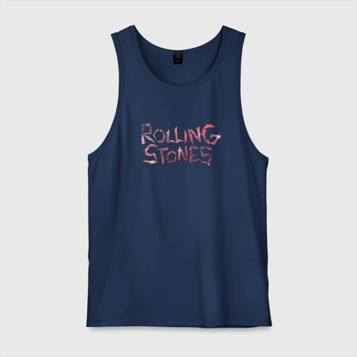 Мужская майка хлопок The Rolling Stones - logo