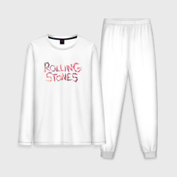 Мужская пижама с лонгсливом хлопок The Rolling Stones - logo