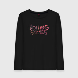 Женский лонгслив хлопок The Rolling Stones - logo