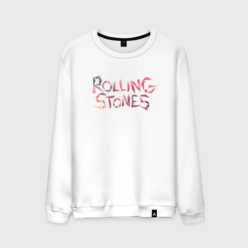Мужской свитшот хлопок The Rolling Stones - logo