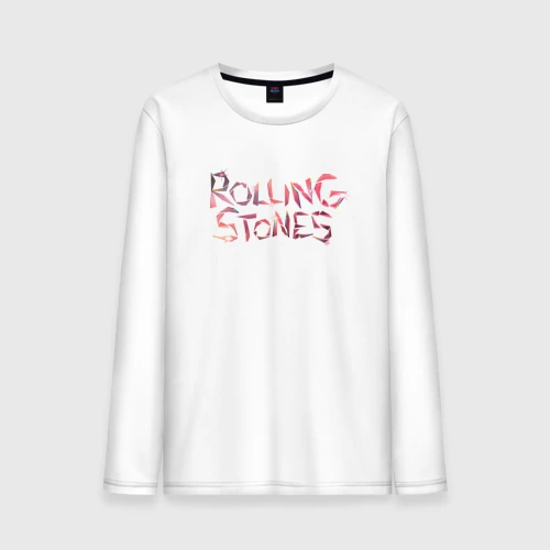 Мужской лонгслив хлопок The Rolling Stones - logo