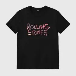 Мужская футболка хлопок The Rolling Stones - logo