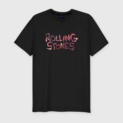 Мужская футболка хлопок Slim The Rolling Stones - logo