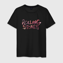 Мужская футболка хлопок The Rolling Stones - logo