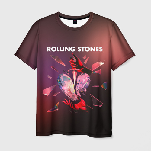 Мужская футболка 3D с принтом Hackney diamonds - Rolling Stones, вид спереди #2