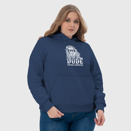 Женская толстовка хлопок с принтом Чувак, фото #4