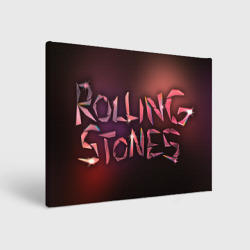 Холст прямоугольный Rolling Stones - Logo