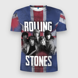 Мужская футболка 3D Slim Rolling Stones - Great britain