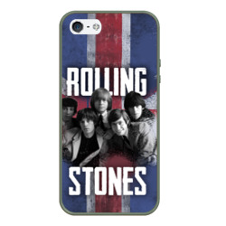 Чехол для iPhone 5/5S матовый Rolling Stones - Great britain