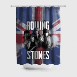 Штора 3D для ванной Rolling Stones - Great britain
