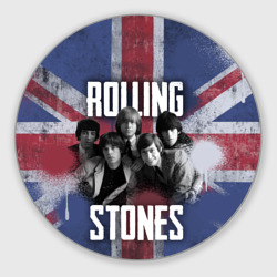 Круглый коврик для мышки Rolling Stones - Great britain