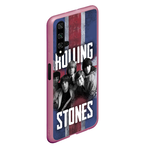 Чехол для Honor 20 Rolling Stones - Great britain, цвет малиновый - фото 3