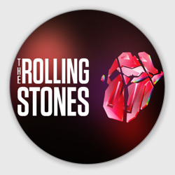 Круглый коврик для мышки Logo - The Rolling Stones