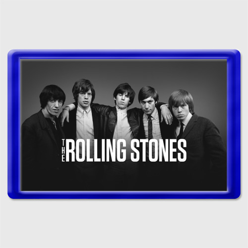 Магнит 45*70 The Rolling Stones - rock, цвет синий