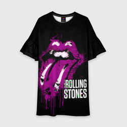 Детское платье 3D The Rolling Stones - lips