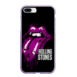 Чехол для iPhone 7Plus/8 Plus матовый The Rolling Stones - lips
