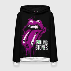 Женская толстовка 3D The Rolling Stones - lips