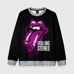 Детский свитшот 3D The Rolling Stones - lips