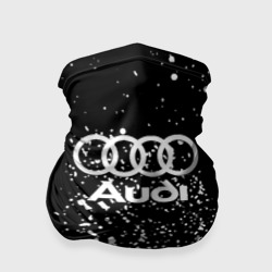 Бандана-труба 3D Audi белая краска авто спорт