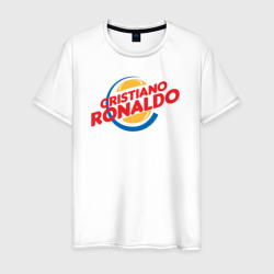 Мужская футболка хлопок Ronaldo burger