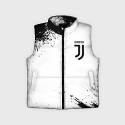 Детский жилет утепленный 3D Juventus sport color black