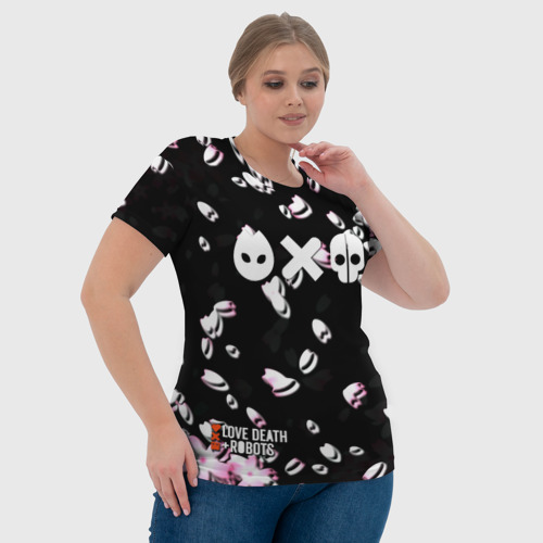 Женская футболка 3D Love Death Robots serial , цвет 3D печать - фото 6