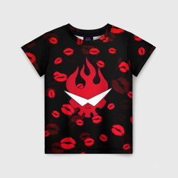 Гуррен-Лаганн love pattern – Детская футболка 3D с принтом купить со скидкой в -33%
