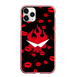 Чехол для iPhone 11 Pro Max матовый Гуррен-Лаганн love pattern