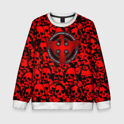 Детский свитшот 3D Thirty Seconds to Mars skull pattern