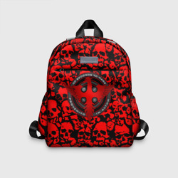 Детский рюкзак 3D Thirty Seconds to Mars skull pattern