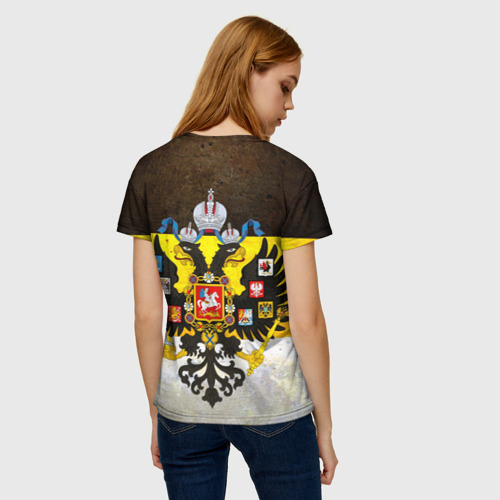 Женская футболка 3D с принтом Империя, вид сзади #2