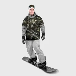 Накидка на куртку 3D Медведь снайпер маскировка