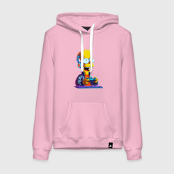 Женская толстовка хлопок Bart is an avid gamer