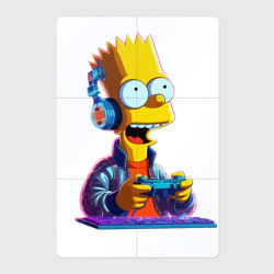 Магнитный плакат 2Х3 Bart is an avid gamer