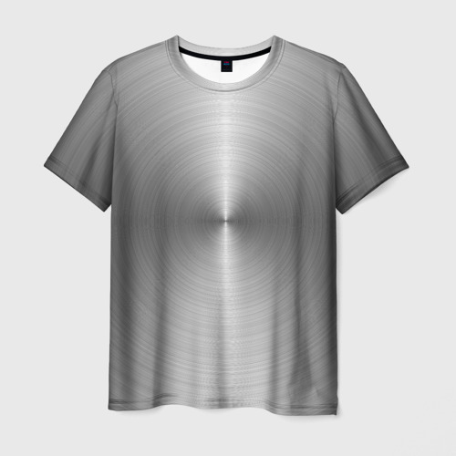 Мужская футболка 3D Срез металла - текстура, цвет 3D печать